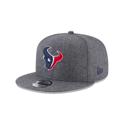 Houston Texans Gorra | New Era NFL Melton Wool 9fifty Snapback Cap Mexico - Grises